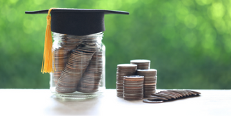 Image of jars filled with coins